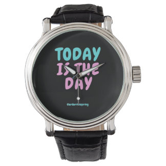 Montre Mode expressive de typographie