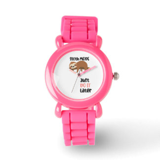 Montre Mode Sloth, faites-le plus tard