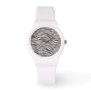 MONTRE MODÈLE ANIMAL ZEBRA DESIGN WHITE WATCH