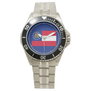 Montre Modèle du drapeau de l'État de Géorgie