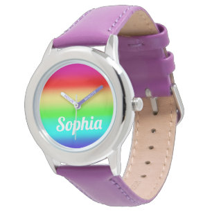 Montre Modèle mignon nommé personnalisé par filles