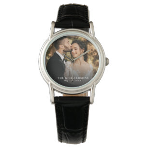 Montre Moderne Élégant Photo de Mariage de Nouveaux Marié