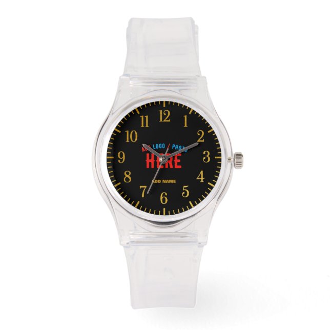 MONTRE MODERNE MODERNE PERSONNALISABLE CLAIR VÉRIFIÉ (Recto)