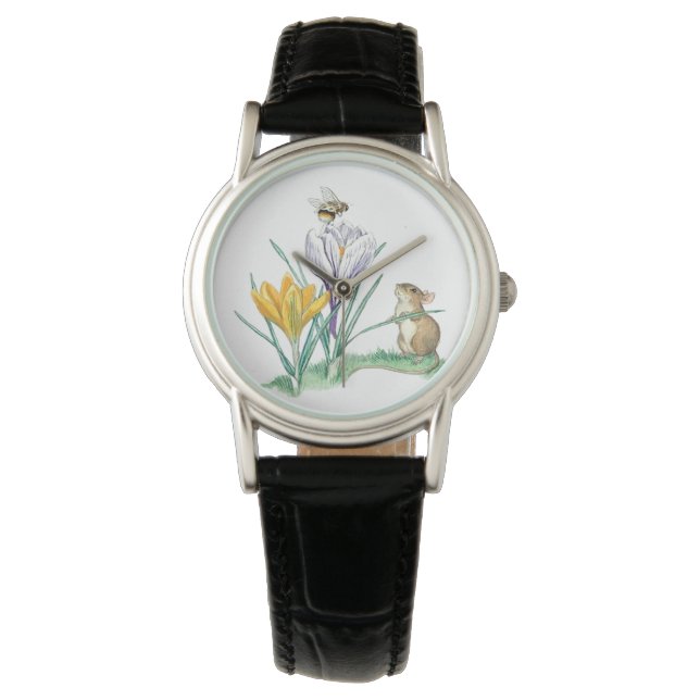 Montre Molly Brett Souris Bumble Bee Crocus (devant)