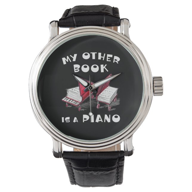 Montre 🎶 Mon Autre Livre Est Un Piano - Croquis Musical  (devant)