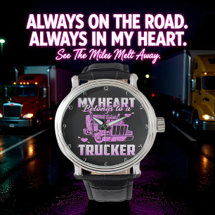 Montre Mon cœur appartient à un routier