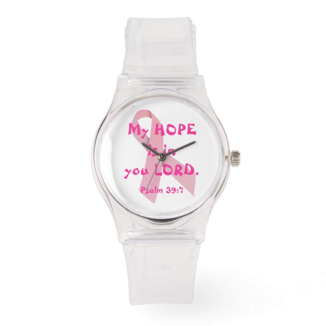 Montre Mon ESPOIR est en toi, Seigneur regarde (Recto)