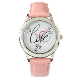 Montre Mon Premier Amour Mouvement à cadran rose