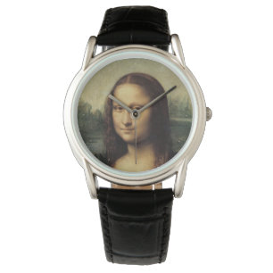 Montre Mona Lisa en détail par Leonardo da Vinci