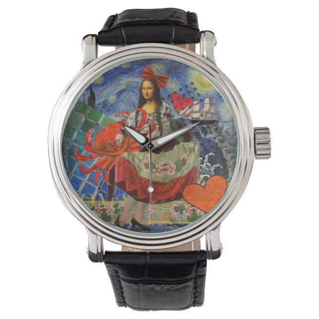 Montre Mona Lisa Fun Zodiac Whimsical (devant)