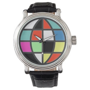 Montre monde - heure des couleurs