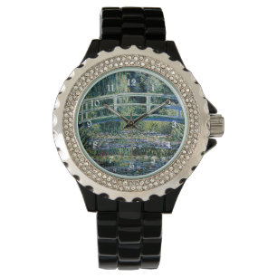 Montre Monet - Nappes à eau et pont japonais
