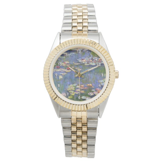 Montre Monet Water Lilies Fine Art (1916) (devant)