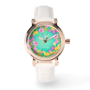 Montre Monogramme de couronne végétale Aqua Watch