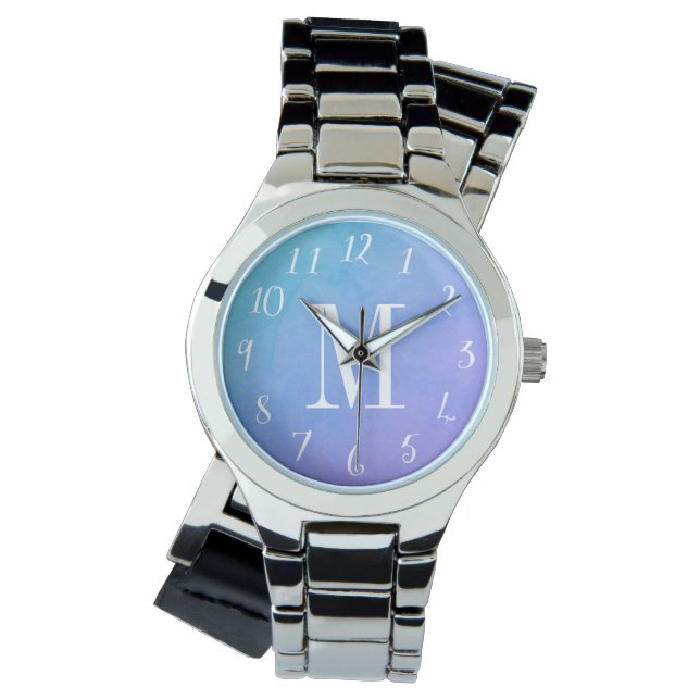 Montre Monogramme de l'aquarelle (devant)