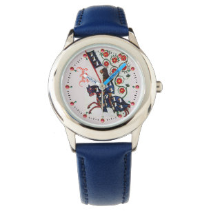 MONTRE MONOGRAMME DE MINIATURE MÉDIÉVALE DE CHEVALIER BLE
