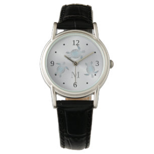 Montre Monogramme des tortues d'argent