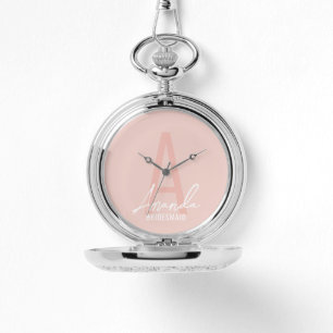 Montre Monogramme et nom d'une servante d'État moderne pe