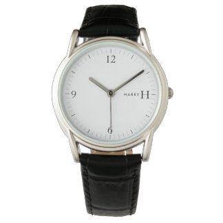 Montre Monogramme et nom personnalisables