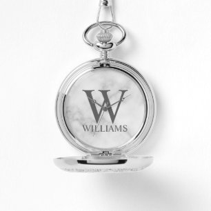Montre Monogramme et nom personnalisés classiques