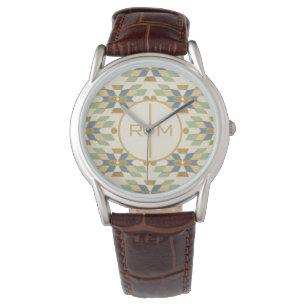 Montre Monogramme  Extérieur Geo Step  Motif tribal
