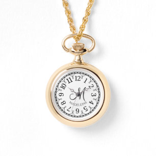 Montre Monogrammé Femme Vintage Inspiré de France
