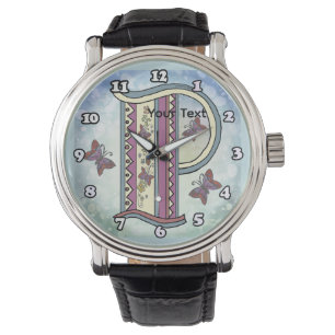 Montre Monogramme floral P