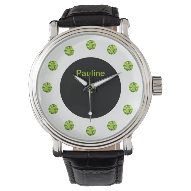 Montre Monogramme Glitzy Bling Watch (devant)