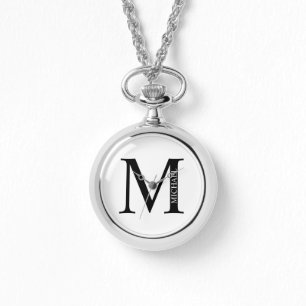 Montre Monogramme personnalisé et surveillance de poche d