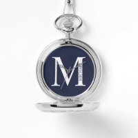Monogramme personnalisé et surveillance de poche d