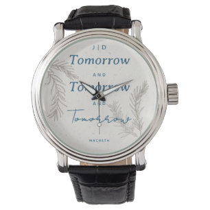 Montre Monogramme Pour Lui Moderne Élégant Citation Shake