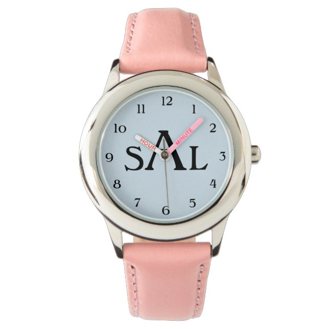 Montre Monogramme Regarder les enfants (devant)