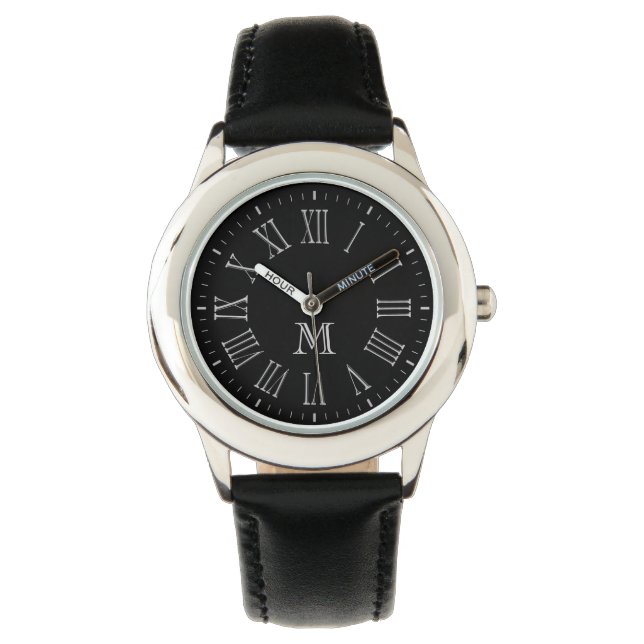 Montre Monogramme romain Argent (devant)