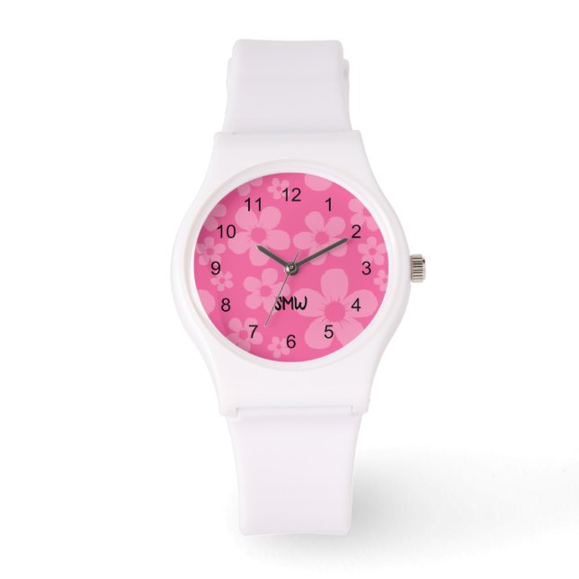 Montre Monogramme rose (Recto)