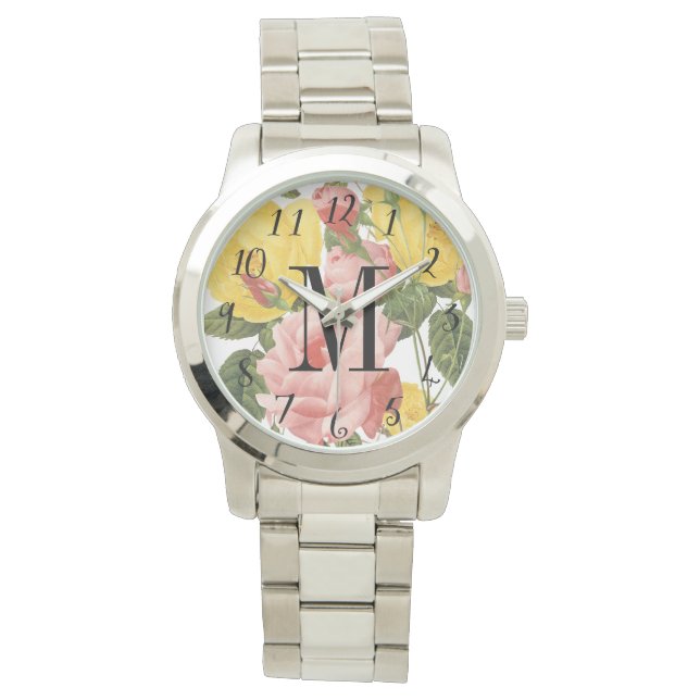 Montre Monogramme Rose vintage (devant)