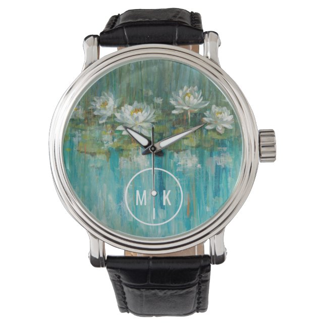 Montre monogramme | Water Lily Pond (devant)