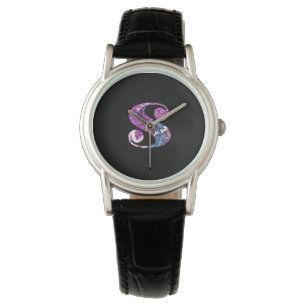 Montre Monographie Florale Bleu Violet S