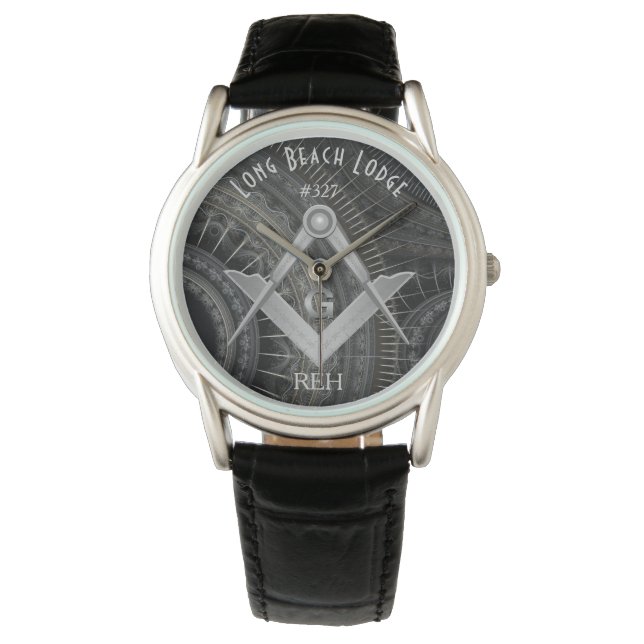 Montre Monographie maçonnique fractale moderne (devant)