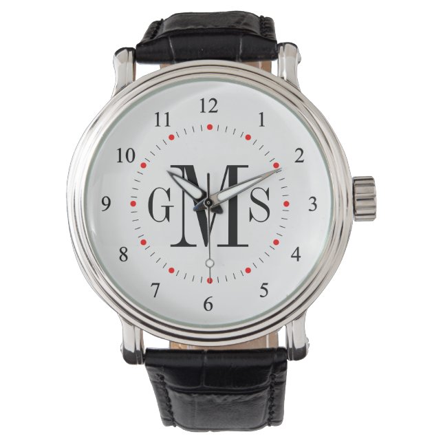 Montre Monographie personnalisée masculine (devant)