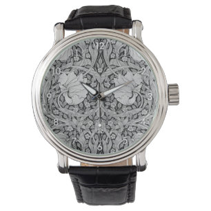 Montre Monotone gris Pimpernel, William Morris