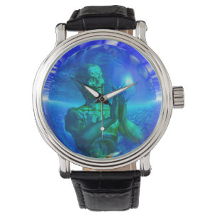 Montre Monstre dans une bulle