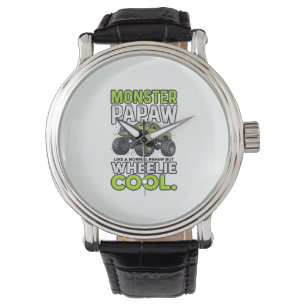 Montre Monstre Papaw Roues Cool Drôle Monstre Camion Dési