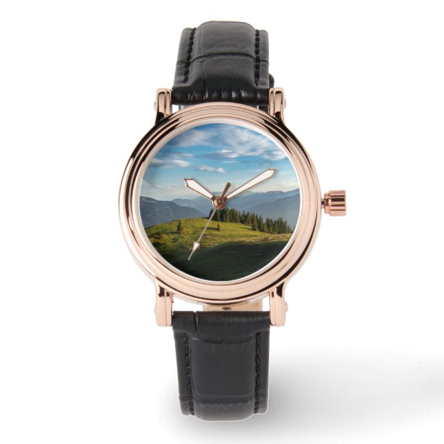 Montre Montagnes | Lac Spitzingsee, Alpes suisses (Recto)