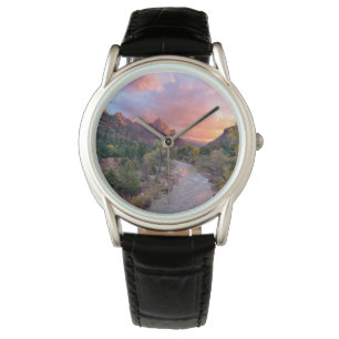 Montre Montagnes   Le Parc National De La Zion Watchman U