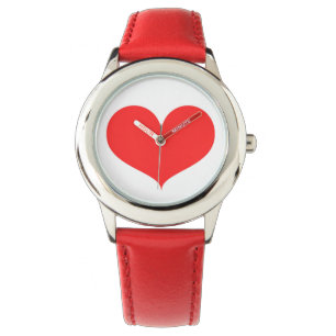 Montre Montre/Coeurs en acier inoxydable Bezel pour enfan