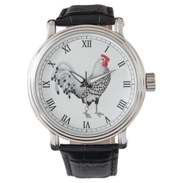 Montre Montre-coq de Hambourg en argent (devant)