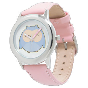 Montre Montre/hibou en acier inoxydable Bezel pour enfant