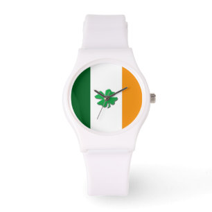 Montre Montres-bracelet irlandaises de shamrock de