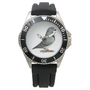 Montre Montrez à coureur le pigeon bleu de contrôleur