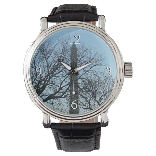 Montre Monument de Washington dans le paysage d'hiver I (devant)